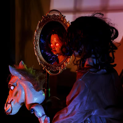 Haunting Hill Rocking Horse Animatronic