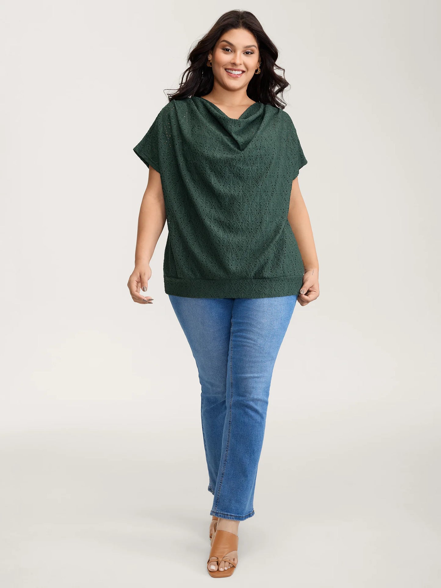 Supersoft Stretchy Mid-Rise Bootcut Jeans