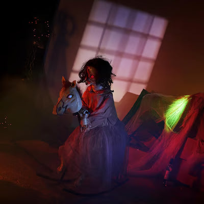 Haunting Hill Rocking Horse Animatronic